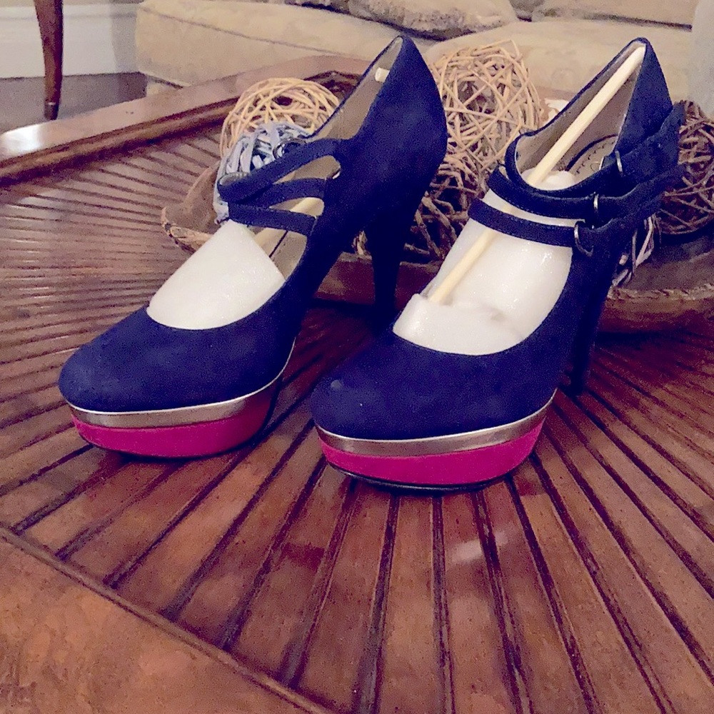 Two tone high to heaven heels